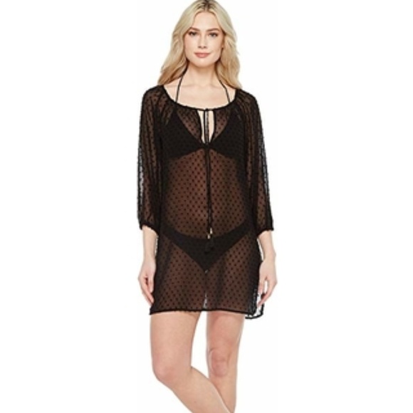 Tommy Bahama Other - Tommy Bahama NWT Dobby Tie-Front Tunic Cover-Up